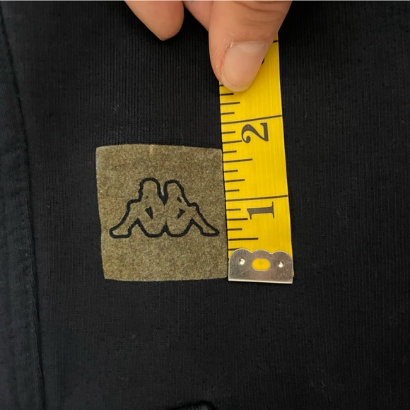 KAPPA LARGE CROPPED CARGO JOGGERS DARK BLUE - Picture 9 of 12